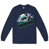 Navy timber wolves Long Sleeve Tee - artisFamous