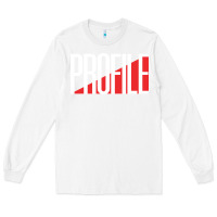 White profile records Long Sleeve Tee - artisFamous