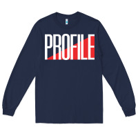 Navy profile records Long Sleeve Tee - artisFamous