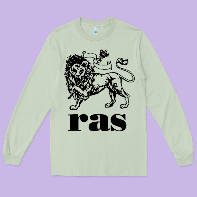 Ras Records Long Sleeve Tee Designed By Artisfamous