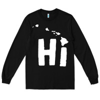 Black hi hawaii Long Sleeve Tee - artisFamous