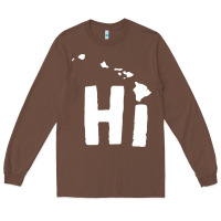 Chestnut hi hawaii Long Sleeve Tee - artisFamous