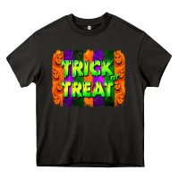 Asphalt trick or treat brushstroke Heavy Core Tee - Jasminsmagicworld