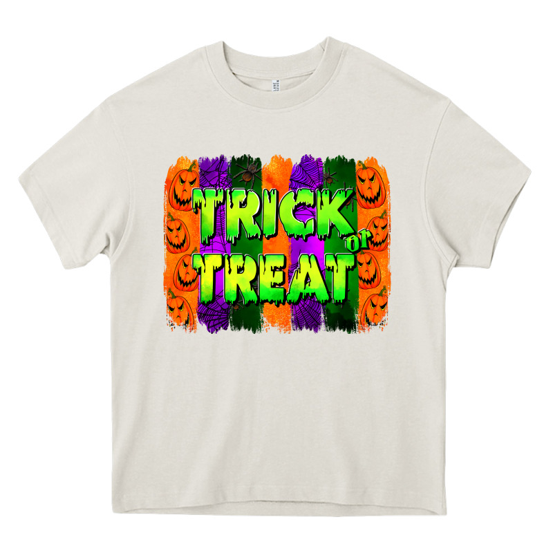 Trick Or Treat Brushstroke Heavy Core Tee by Jasminsmagicworld | Teevron