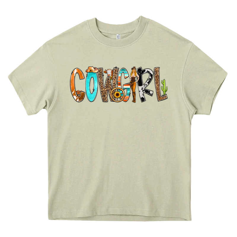 Cowgirl Min Heavy Core Tee by CowCowDesign | Teevron