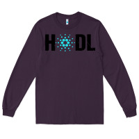 Plum hodl cardano Long Sleeve Tee - artisFamous