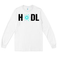 White hodl cardano Long Sleeve Tee - artisFamous