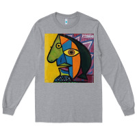 Heather Grey picasso original Long Sleeve Tee - artisFamous