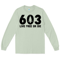 Matcha live free or die 603 tree Long Sleeve Tee - artisFamous