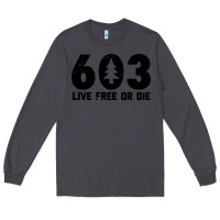 Smoke live free or die 603 tree Long Sleeve Tee - artisFamous