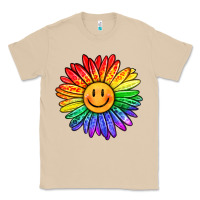 Mushroom rainbow smiley face sunflower Classic Tee - OliviaCreatesArt