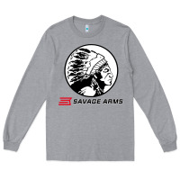 Heather Grey savage Long Sleeve Tee - artisFamous