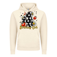 Vintage Artic ladybug birthday girl age 4 Vintage Hoodie - LillyAllenDesigns