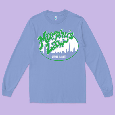 Murphy's Law Long Sleeve Tee Designed By Artisfamous
