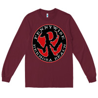 Burgundy pennywise Long Sleeve Tee - artisFamous
