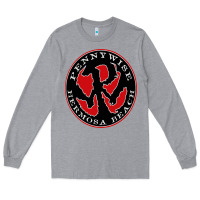Heather Grey pennywise Long Sleeve Tee - artisFamous