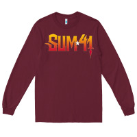 Burgundy sum41 Long Sleeve Tee - artisFamous