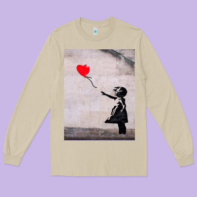 Banksy, Hope Long Sleeve Tee Designed By Artisfamous