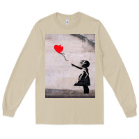 Mushroom banksy, hope Long Sleeve Tee - artisFamous