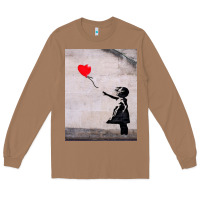 Toasted Coconut banksy, hope Long Sleeve Tee - artisFamous