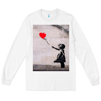White banksy, hope Long Sleeve Tee - artisFamous