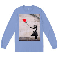 Colony Blue banksy, hope Long Sleeve Tee - artisFamous