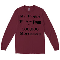 Burgundy mr floppy Long Sleeve Tee - artisFamous