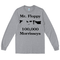 Heather Grey mr floppy Long Sleeve Tee - artisFamous