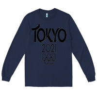 Navy Olympic RingTokyo 2020 Long Sleeve Tee - artisFamous