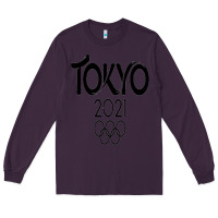 Plum Olympic RingTokyo 2020 Long Sleeve Tee - artisFamous