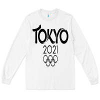 White Olympic RingTokyo 2020 Long Sleeve Tee - artisFamous