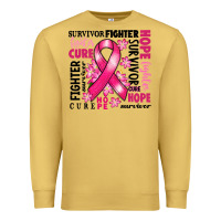 Antique Gold survivor breast cancer ribbon Premium Sweatshirt - RanaPortraitStore