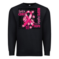 Black survivor breast cancer ribbon Premium Sweatshirt - RanaPortraitStore