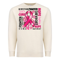 Sandshell survivor breast cancer ribbon Premium Sweatshirt - RanaPortraitStore