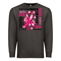 Smoke survivor breast cancer ribbon Premium Sweatshirt - RanaPortraitStore