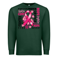 Sports Green survivor breast cancer ribbon Premium Sweatshirt - RanaPortraitStore