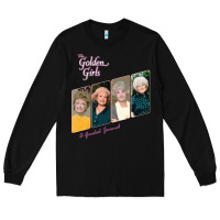 Black THE GOLDEN GIRLS Long Sleeve Tee - artisFamous