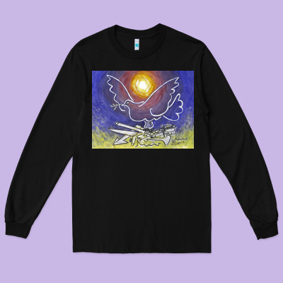 Pablo Picasso Signed & Hand Long Sleeve Tee Designed By Artisfamous