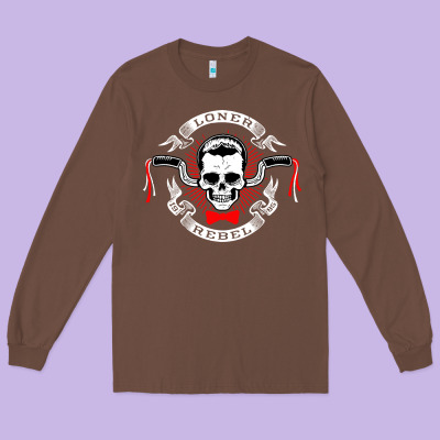 Loner Rebel Long Sleeve Tee Designed By Artisfamous