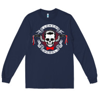 Navy loner rebel Long Sleeve Tee - artisFamous