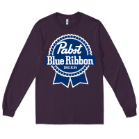 Plum pabst blue ribbon Long Sleeve Tee - artisFamous
