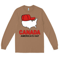 Toasted Coconut canada america's hat Long Sleeve Tee - artisFamous