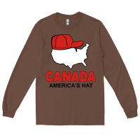 Chestnut canada america's hat Long Sleeve Tee - artisFamous
