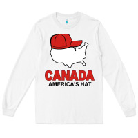 White canada america's hat Long Sleeve Tee - artisFamous