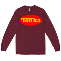 Burgundy tonka truck Long Sleeve Tee - artisFamous