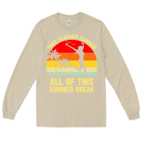 Mushroom vintage this teacher earned all of this summer break Long Sleeve Tee - artisFamous