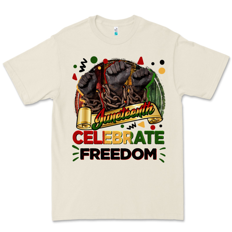 Juneteenth Celebrate Freedom Premium Tee by FaDigitalArtStudio | Teevron