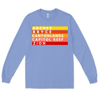 Colony Blue utah national parks utah s mighty five souvenir nps moab Long Sleeve Tee - artisFamous