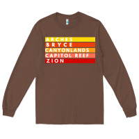 Chestnut utah national parks utah s mighty five souvenir nps moab Long Sleeve Tee - artisFamous