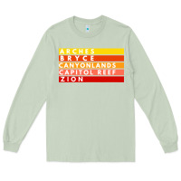 Matcha utah national parks utah s mighty five souvenir nps moab Long Sleeve Tee - artisFamous